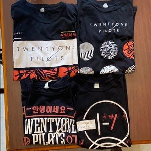4 twenty one pilots blurryface tees